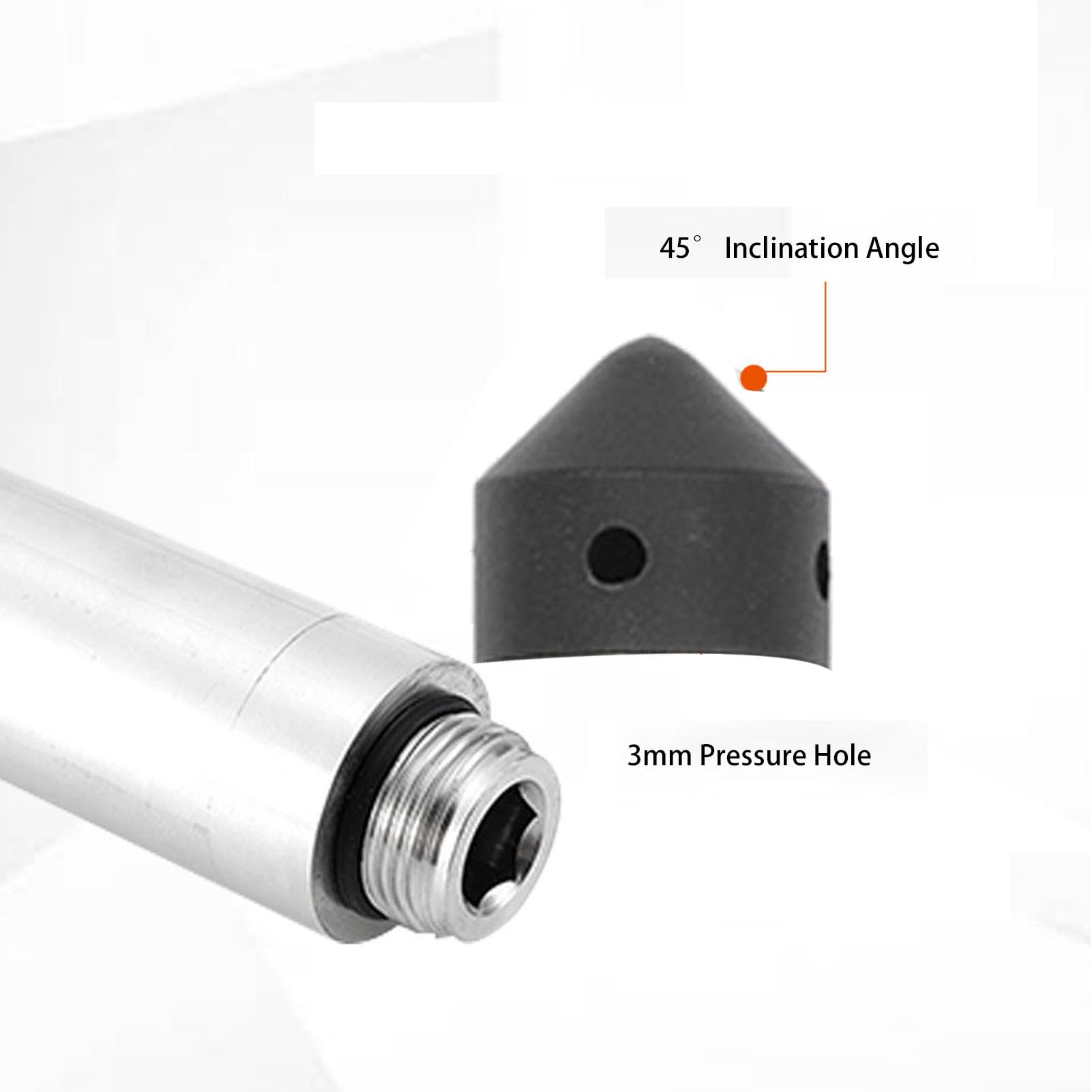 SEAFRONT Transmetteur de Niveau de Liquide à Enfiler, Sonde en Acier Inoxydable, Capteur de Niveau D'eau, Haute Précision, étanche IP68, DC 12-30 V, 4-20 MA (0-4m)