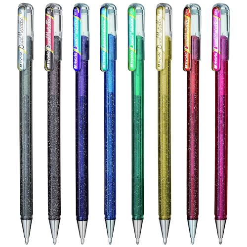 Pentel Hybrid Set de 8 Bolígrafos Metálicos miniatura 2