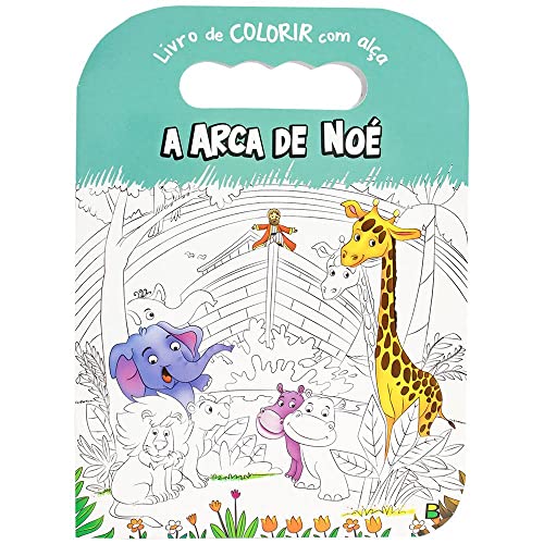 Livro de Colorir com alça: Arca de Noé