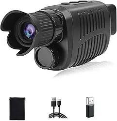 Binóculo Profissional Longo Alcance monoculo de Visão Noturna, 800 Metros, Ampliação 10x, Design Compacto e Resistente para monoculo profissional longo alcance