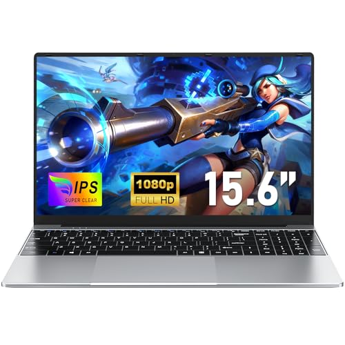NIAKUN Gamer Ordenador Pc Portatil, 15.6 Pulgadas R7 5700U Procesador(hasta 4.3Ghz) 16GB RAM 1TB SSD Gaming Laptop, Computadora Portatil Teclado Retroiluminado, 1920x1080P/6000mAh/Tipo-C