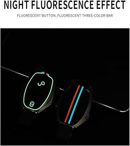 Miniatura 9 de ontto Funda para llavero para Mercedes-Benz Clase B C E S G M V Clase CLA