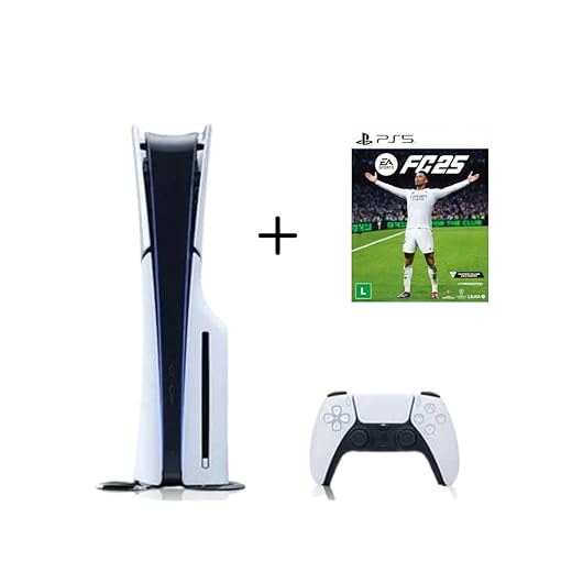 Console PS5 c/Drive Slim 1 TB c/ 1 Controle + EA FC 25