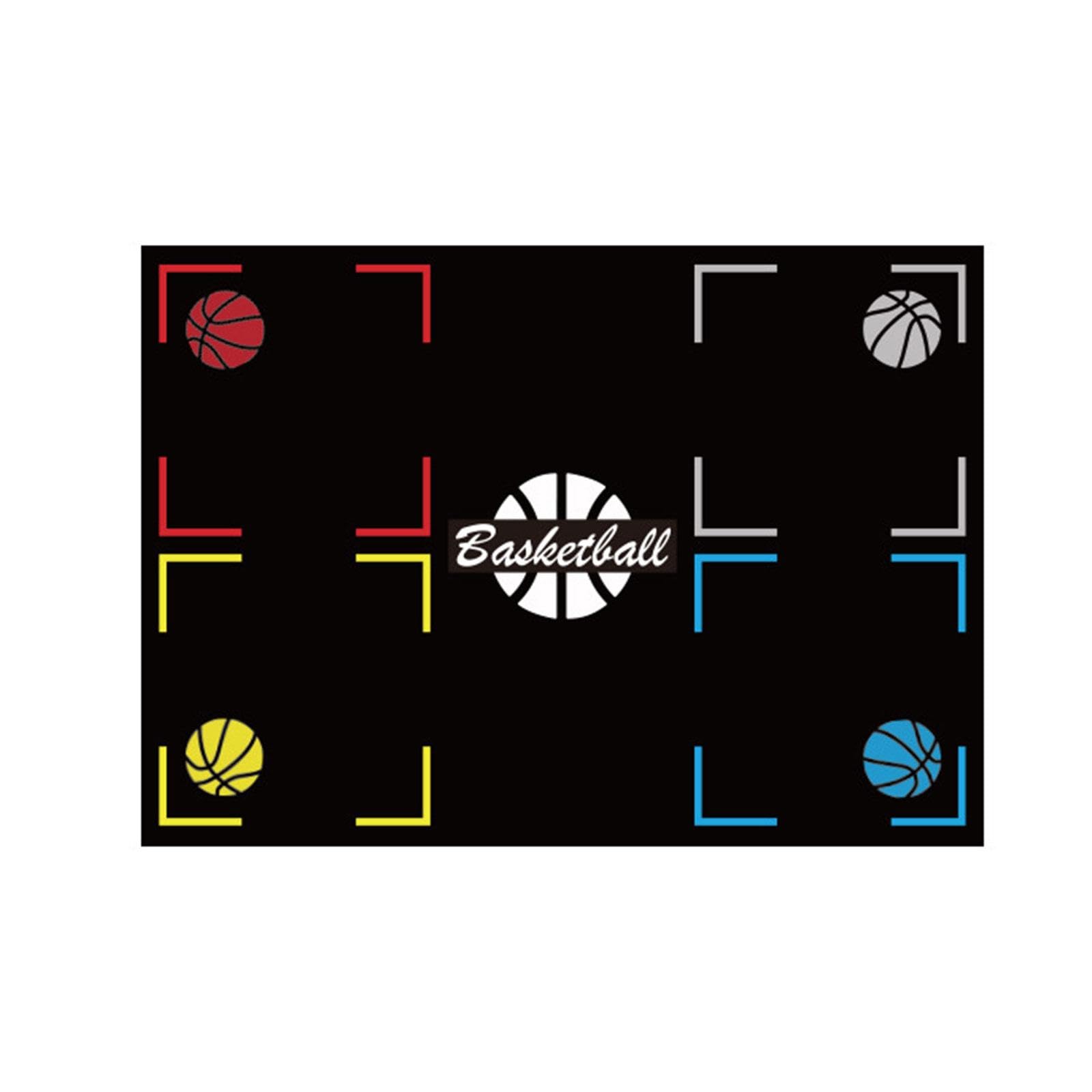 LOOM TREE® Basketball Training Mat for All Levels Mute Basketball Footstep Training Rug 120cmx89cm | Team Sports | Basketball | Training Aids-image-11