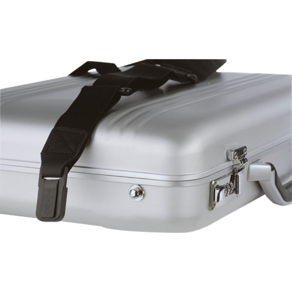 ALUMAXX Laptop-Attaché-Case Mercato, Aluminium, Argent