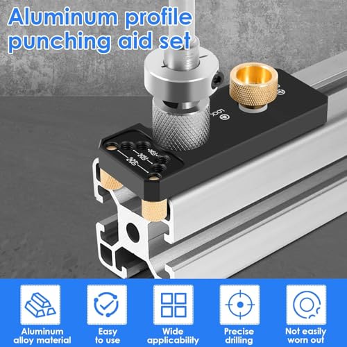 Guide de perçage de profilé aluminium pour monter votre châssis de simulateur