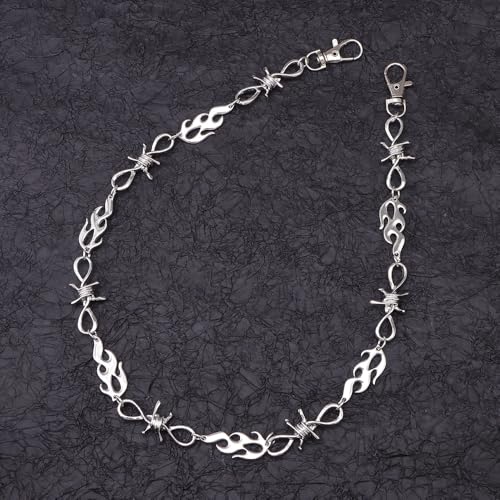 Image of Pants Chains Layer Metal Chain Waist Wallet Keychain Jeans Chains for Men Women Daily Wear