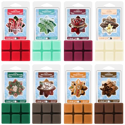 SNOWSEN Winterzeit Duftwachs für Duftlampe, Natürliches Wax Melts...