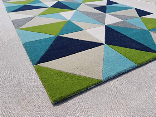 Image of Soft Pure Woolen Modern Collection Tufted Carpet for Living Room,Bedroom'Kitchen and Hall (10 X 14) Feet