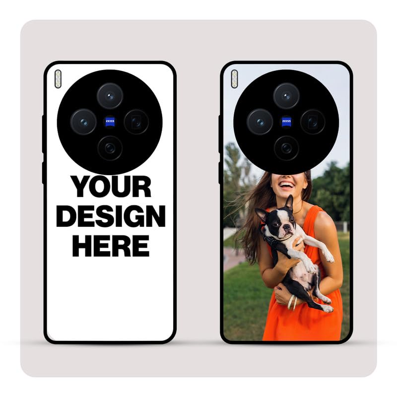 Image of Personalized Back Cover for Vivo X300 | Custom Case with Name, Photo or Logo | PrintShield Hybrid with Soft TPU Grip & Scratch Protection