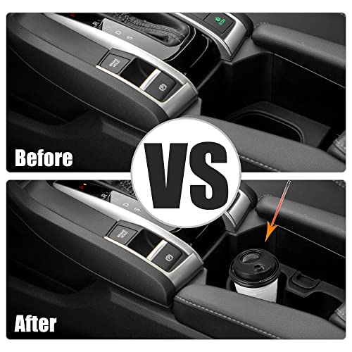 X Autohaux Front Central Console Cup Holder Insert Replaces 83446-Tba-A01Za Fit For Honda Civic 2016-2018 Insight Sedan 2019-2021 For Car Drinks Bottles #TOP2