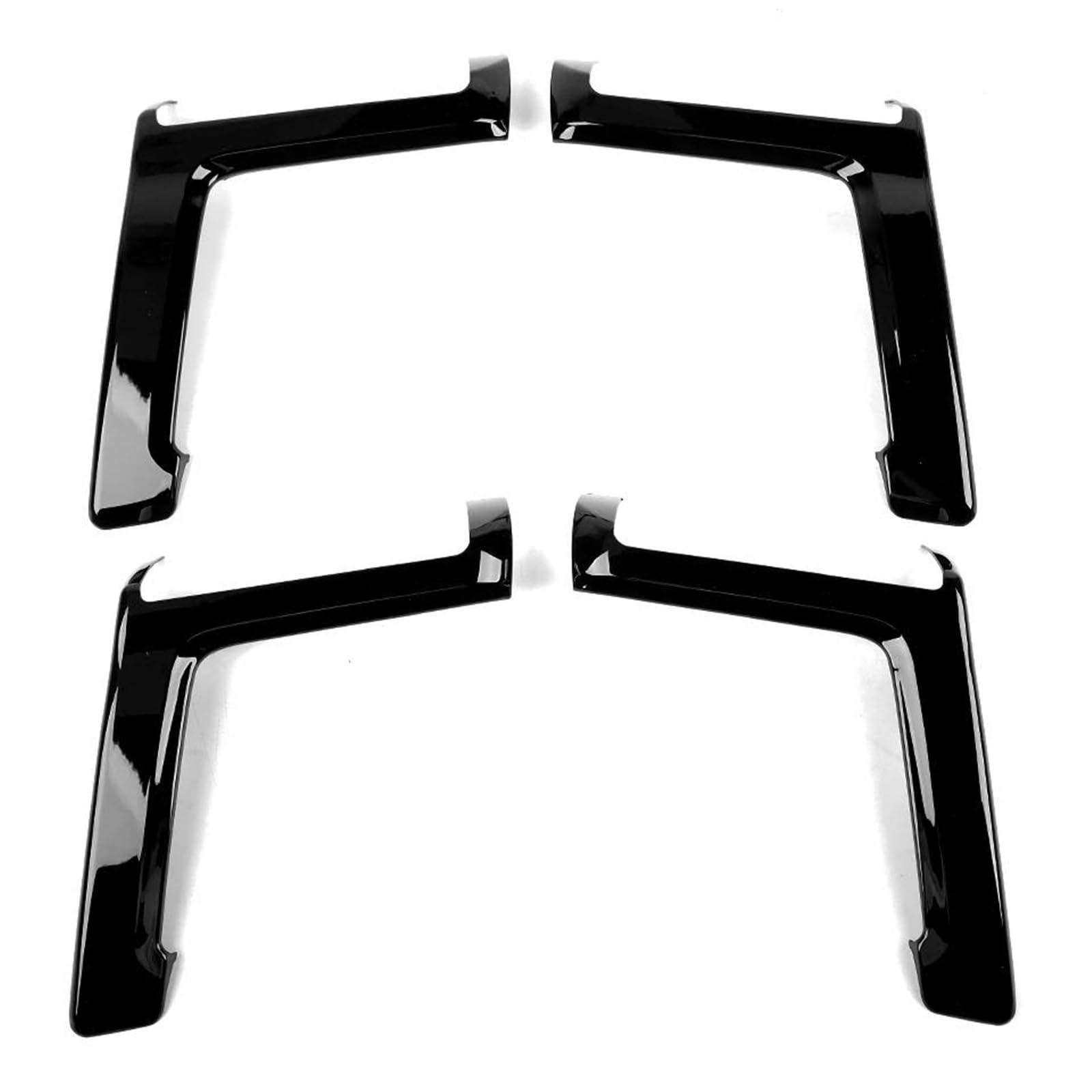 Cfckhpthaz Black Interior Styling Cover Abs Carbon Fiber Door Grab Handle Panel Decoration Cover Trim For 4Runner 2010 2011 2012 2013 2014 2015 2016 2017 2018 2019 2020 2021 2022 2023