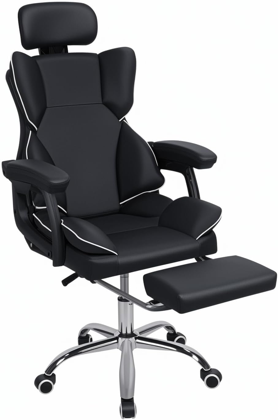Desk Office Chair 400LBS, Big and Tall Office Chair, Faux