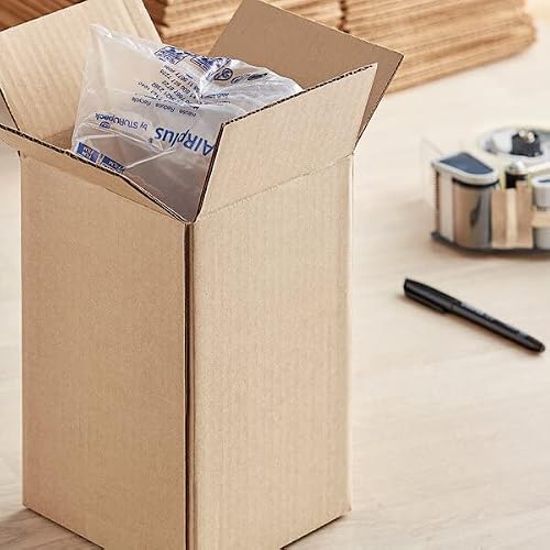 Cardboard Boxes 6'' X 6'' X 12'' Heavy Duty Double Wall Corrugated Boxes For Moving, Shipping, Packing Or Storage, Kraft, Multi-Quantity Packs (5),(6X6X12) #TOP1