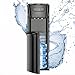 Manastin Bottom Loading Water Cooler Dispenser，3 Temperature Settings - Hot, Cold & Room, Empty Bottle Indicator, Child Safety Lock, Ideal for Office, Home, Living Room, Ink Black
