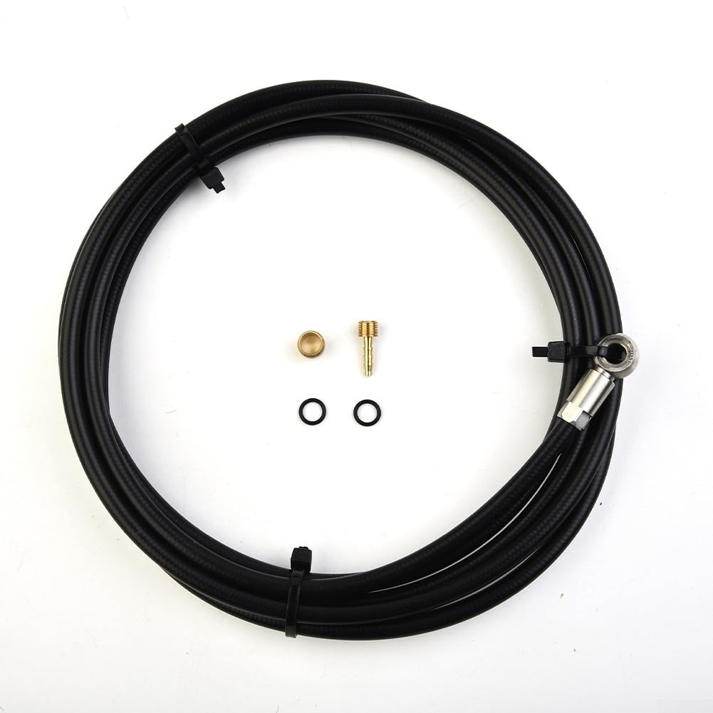 2 m set di tubi freno per bicicletta, compatibili con MAGURA MT5/MT6/MT7/MT8 e componenti per bicicletta MT Trail, raccordo banjo da 5 mm