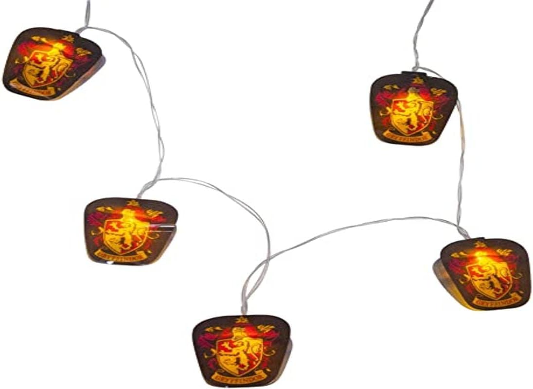 Harry Potter Gryffindor 2D String Lights, Multicolour, One Size