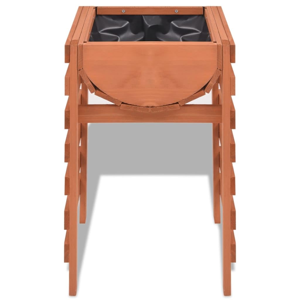 Homogen Macetero de madera maciza de abeto 38 x 36 x 60 cm con espacio de almacenamiento, ideal como maceta, macetero, jardinera para balcón, jardín, terraza y uso en interiores