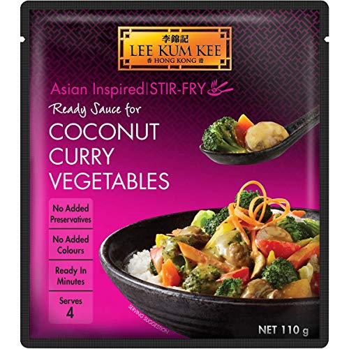 Lee Kum Kee Ready Sauce for Coconut Curry Vegetables, 110 g
