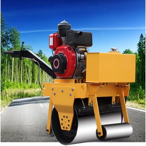 Máquina de rolo rodoviário de alta eficiência, equipamento de projeto de construção, tipo de conduçã