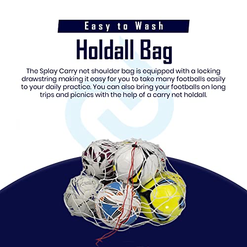 Ball carry net Holds 10 Ball Carry Net Holdall Holds 10 Balls: Rugby, Football, Volleyball - Image 3