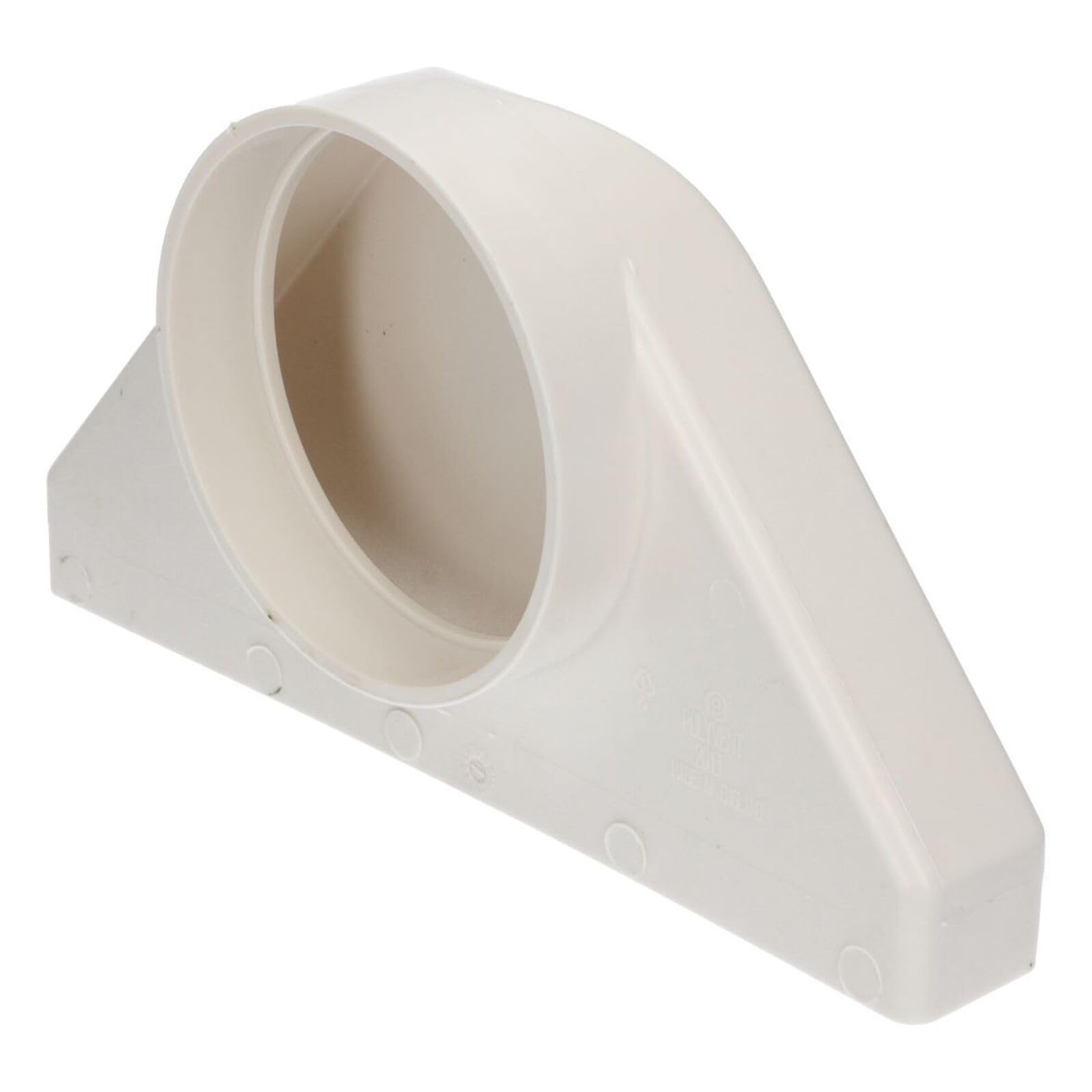 LUTH Premium Profi Parts Umlenkstück 100er Ultraflach 90° Rundrohr 100mmø Auf Flachkanalmuffe Zu 234x29mm für Belüftungtechnik