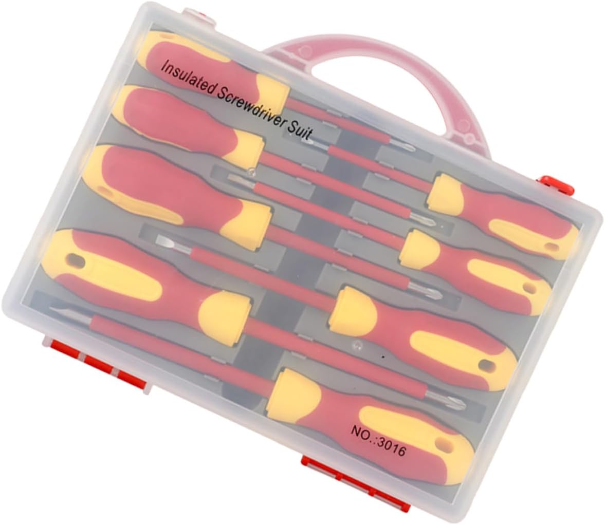 Insulated Crv Screwdriver Set Lightweight Portable Electrical Hand Tools Kit for Electricians Chrome-vanadium High-Accuracy Bits