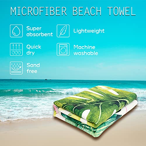 Rummcypy Oversized Round Beach Towel - Sandproof Beach Blanket Circle Microfiber Yoga Mat Multi-Purpose Towel For Women Men Kids With Tassels 59 Inch #TOP4