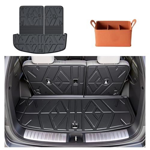 Prosheve Floor Mats & Cargo Liner Set for Hyundai Palisade 2020-2025 7/8 Passenger (2020-2025 Hyundai Palisade Cargo Mats)