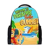 Rucksackstruktur: 1 Hauptfach mit Reißverschluss, innen 2 kleine Fächer \u0026 1 Reißverschlussfach \u0026 Laptopfach, 2 Netztaschen mit großem Volumen für Wasserflasche und Regenschirm