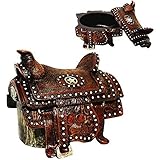 Schatulle mit Deckel Westernsattel