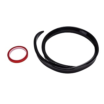 Rear Trunk Spoiler Lip, Anti Scratch Trunk Spoiler Wing Rubber for Car