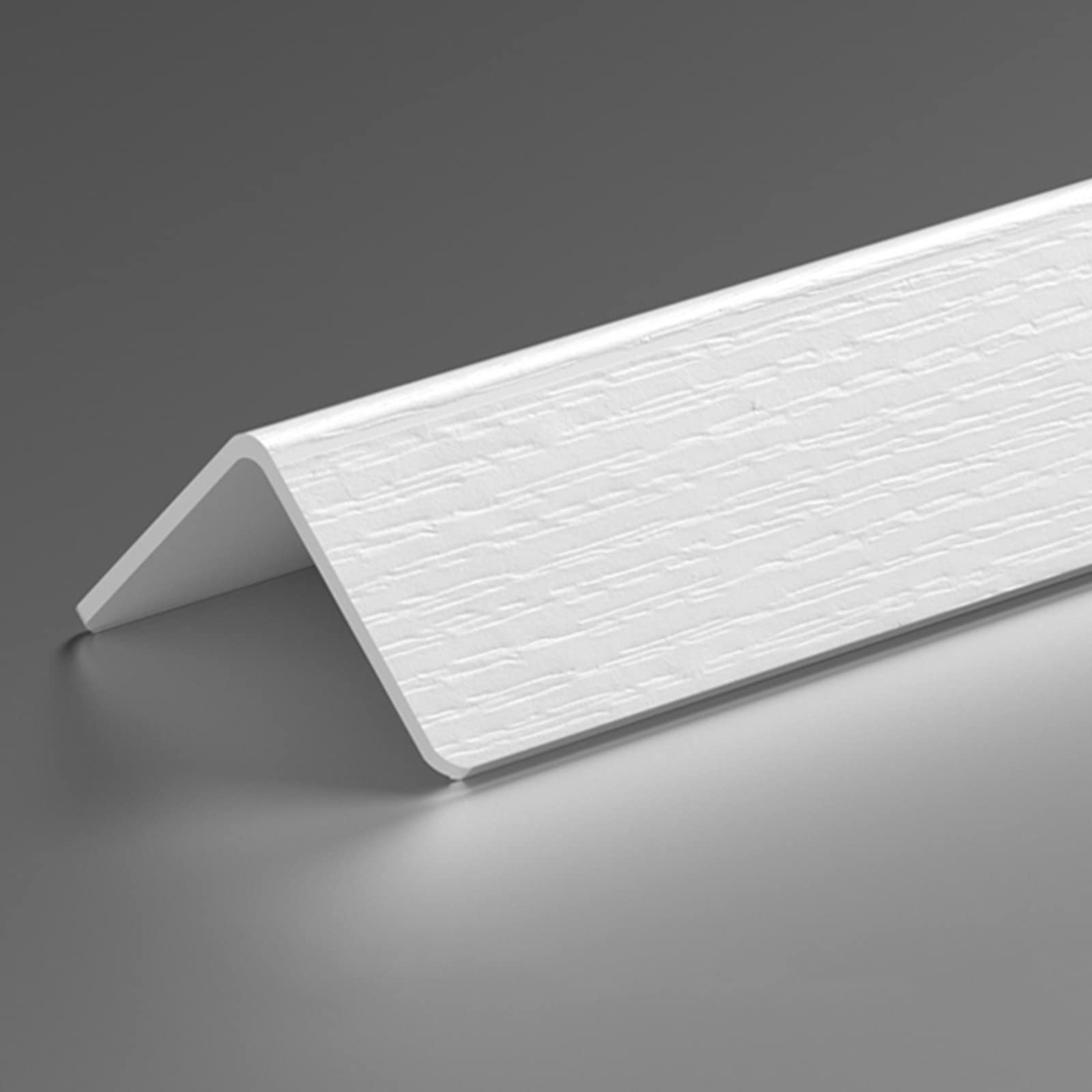 Protections d'angle en PVC blanc 110 cm pour la finition des murs