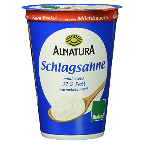 Alnatura Bio Schlagsahne mindestens 32% Fett, 200g