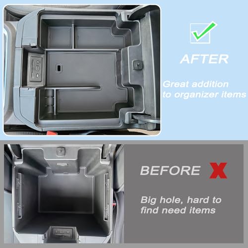 Image of Center Console Tray Compatible with 2019-2023 Chevy Silverado /GMC Sierra