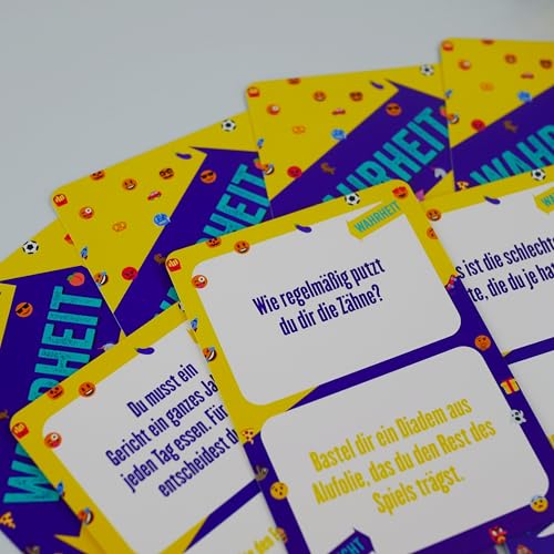 Wahrheit oder Pflicht – Die Teenieedition: | Das Original. Der Klassiker unter den Partyspielen. Tolles Geschenk für Teenager für Geburtstag, Weihnachten, Spieleabend. Ab 16 Jahren