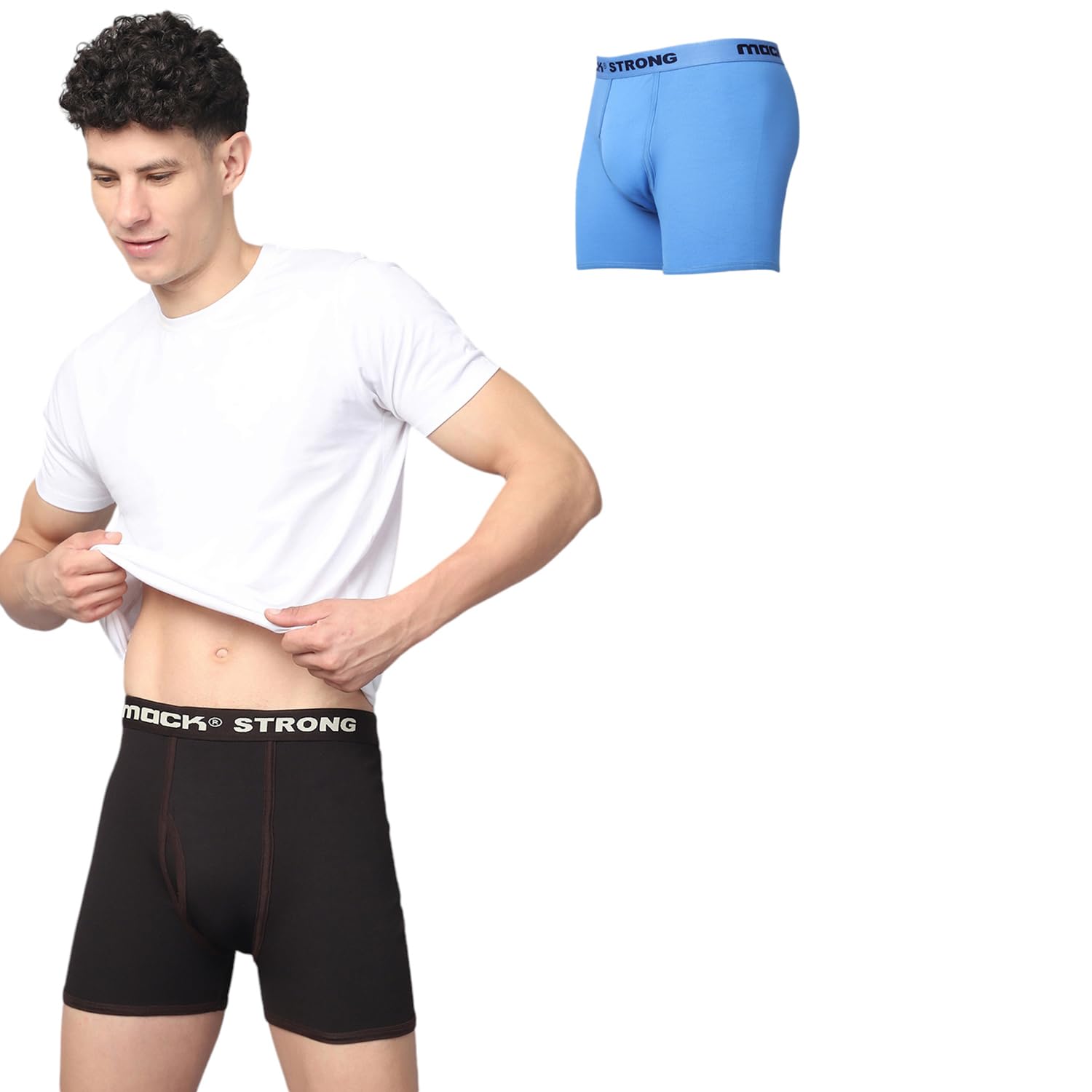 mack jonney Cotton Outer Elastic Trunks for Men-Pack of 2-MACK638610-picture-13