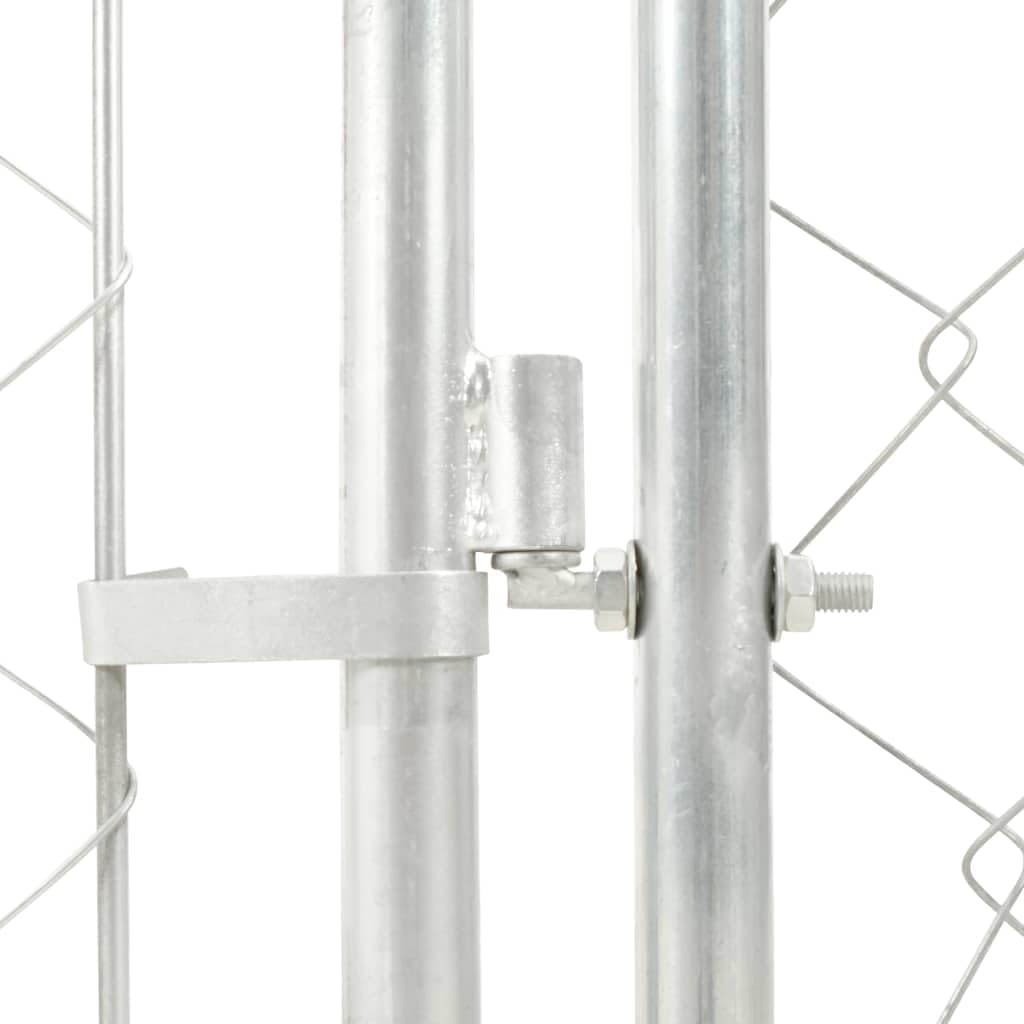 Chenil d extérieur avec toit pour chiens 200x100x125 cm