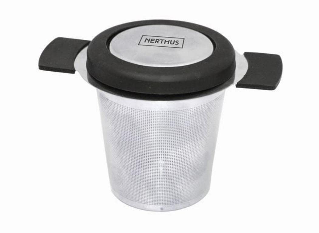 Nerthus FIH 261 Tea infuser compatible with every kind of mugs or cups. Coaster included