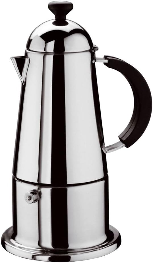 GAT Cafe Caffe: Carmen 6/4 Cup Induction Stove Top Italian Espresso Coffee Maker