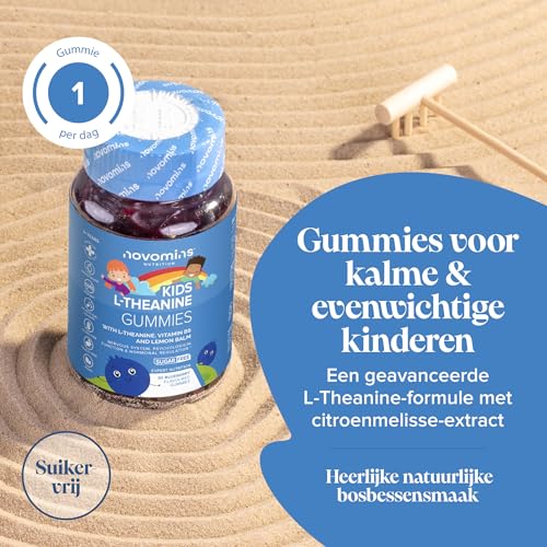 L-Theanin Gummibärchen für Kinder | 50 mg L-Theanin Aminosäure | Novomins – Ansicht 2