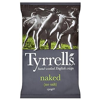 Tyrrells Naked No Salt Crisps 150g