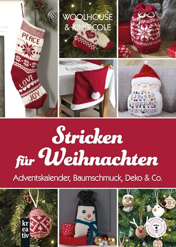 Stricken für Weihnachten: Adventskalender, Baumschmuck, Deko & Co....