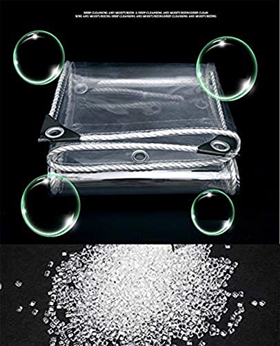 Lona de PVC transparente de 0,35 mm con alta resistencia al agua 7