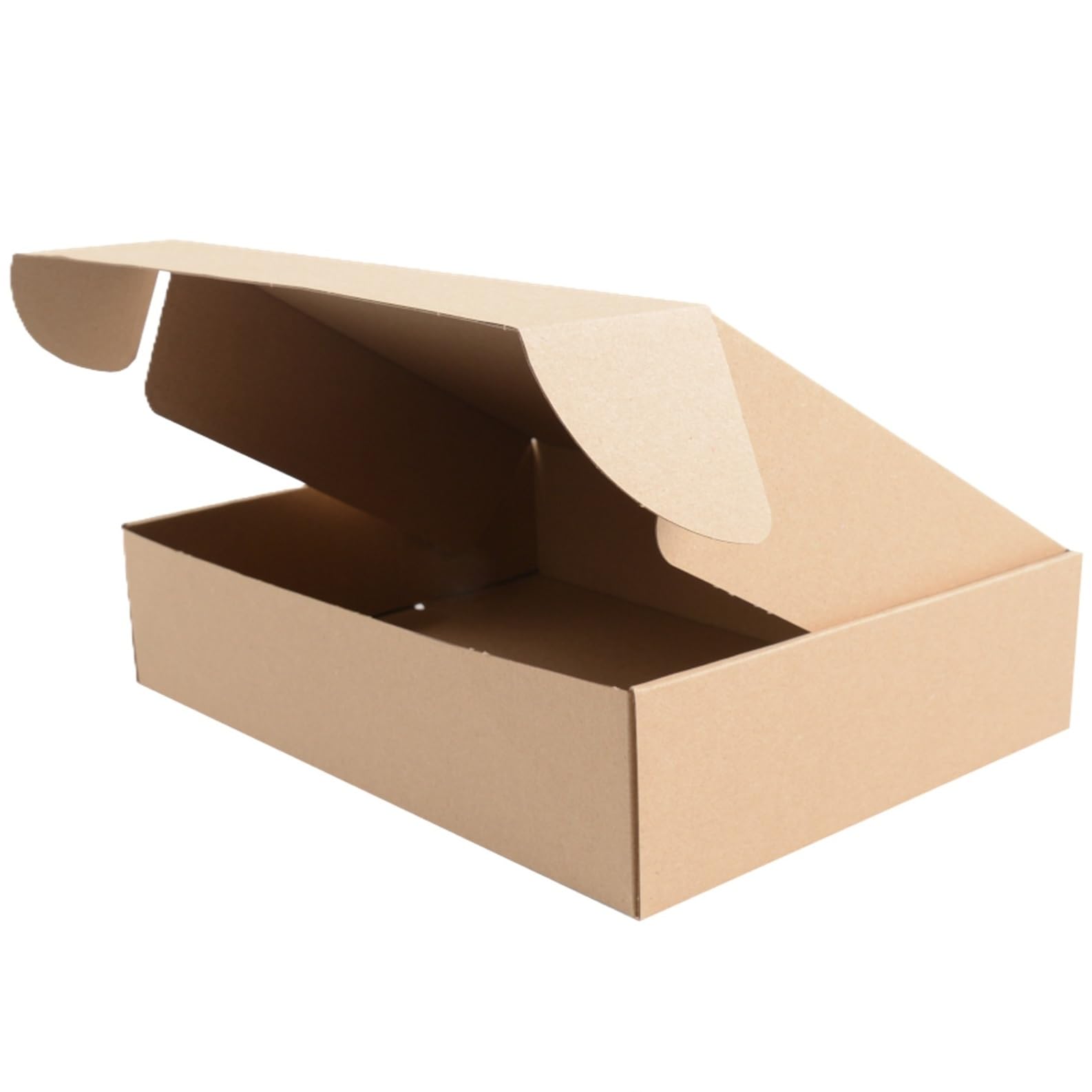 BB-Verpackungen 100x DHL Kleinpaket Klappschachtel 350 x 250 x 80mm 1-wellig (100 Stück) | schnell aufbauend, DHL-versandoptimiert und robuster Versandkarton für kleine Waren