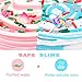 Scented Slime Kit with 7 Pack Butter Slimes,Dual Colored Pink Slime Watermelon Charms,Super Soft and Non-Sticky, Stress Relief Toy Party Favors Birthday Gifts for Girls,Ages 4-12 - Party Favors.