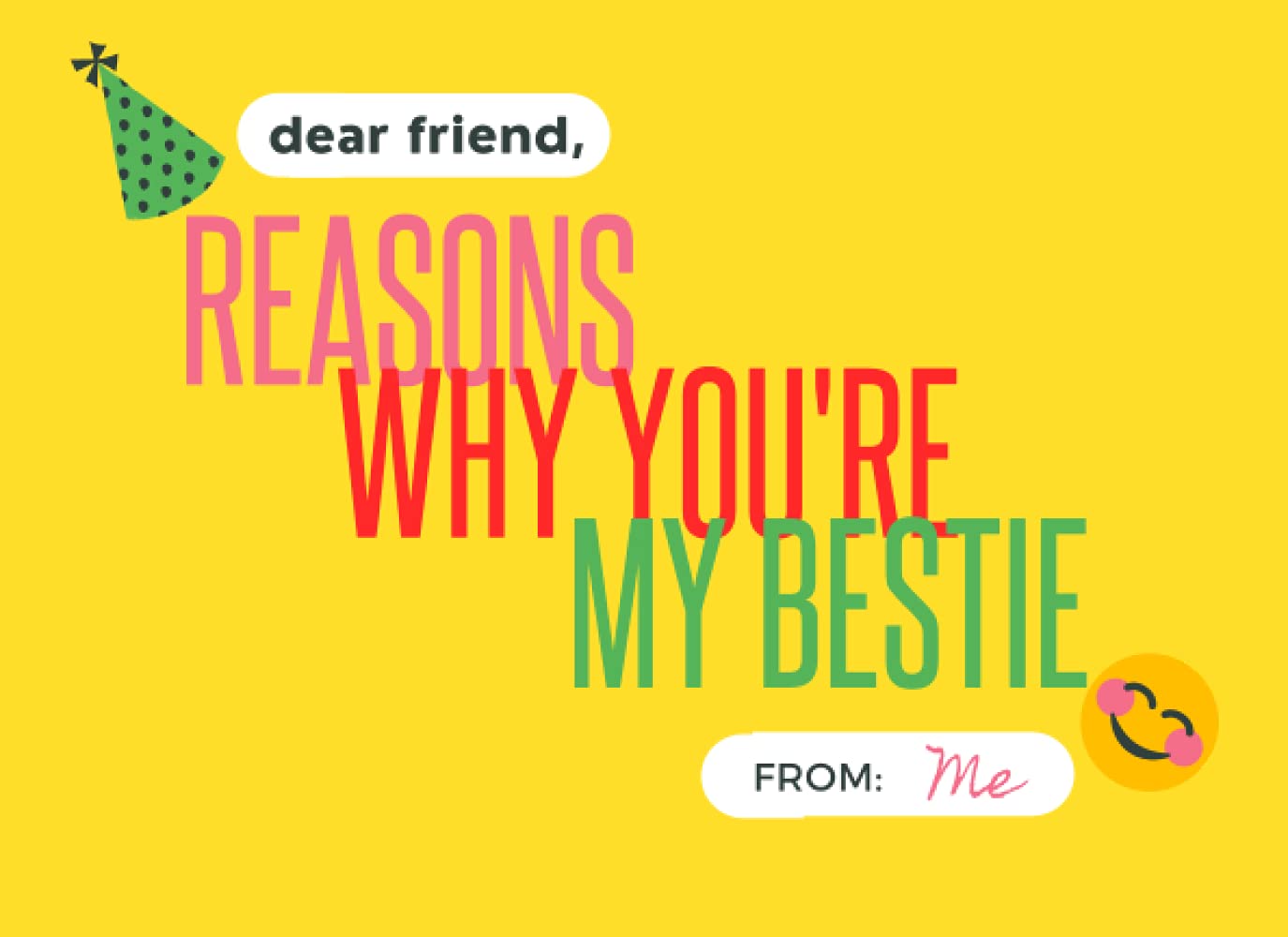 Reasons Why You're My Bestie, Dear Friend, From Me: What I Love About You, Dear Friend Book, Best Friend Book Gift, I Wrote This Book About You, Fill ... Book, Friend Appreciation Journal, 8.25x6”, 6