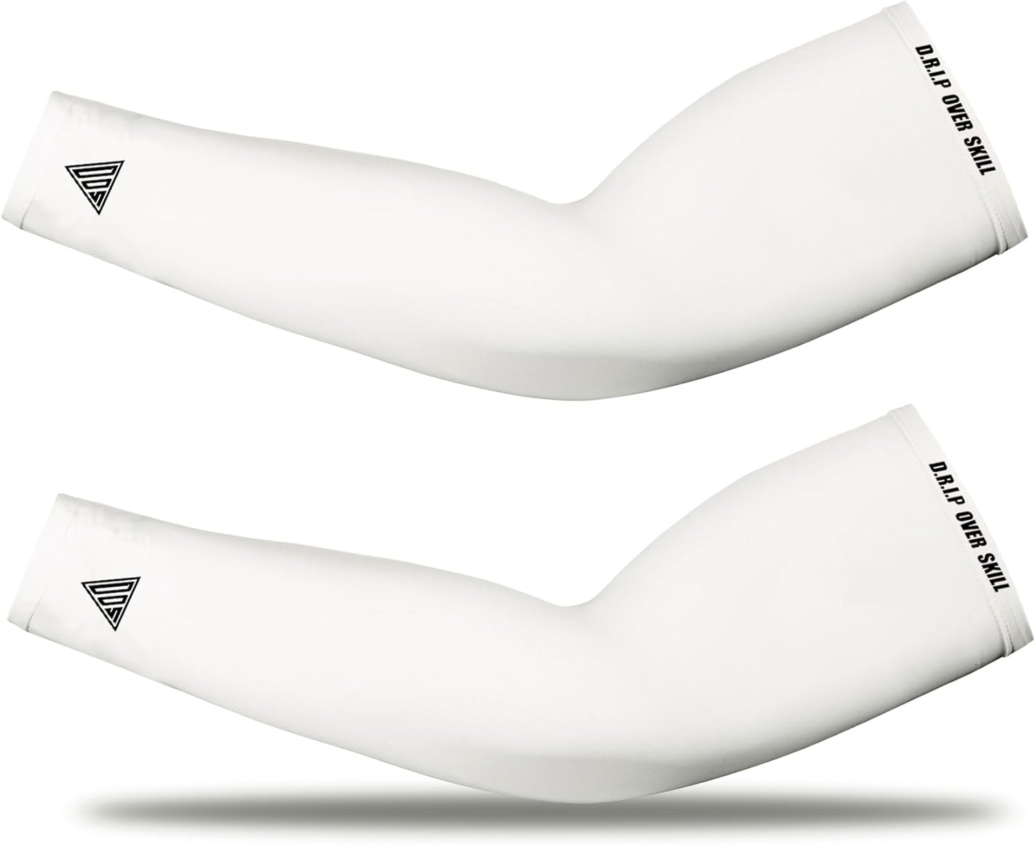 D.R.I.P Over Skill Arm Sleeves for Baseball & Football, 2 Pack, Non-Slip Compression, Breathable & Wicks Sweat, UPF 50