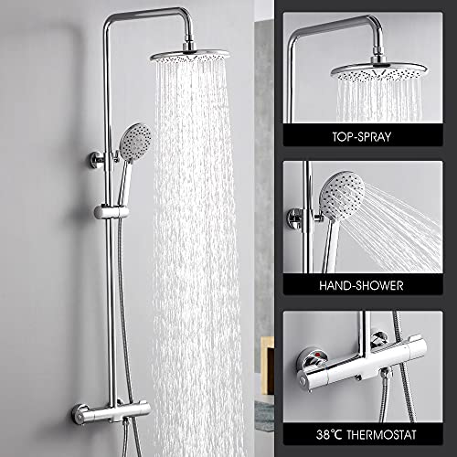 Grosofi Colonna Docciacon Termostatico con 3