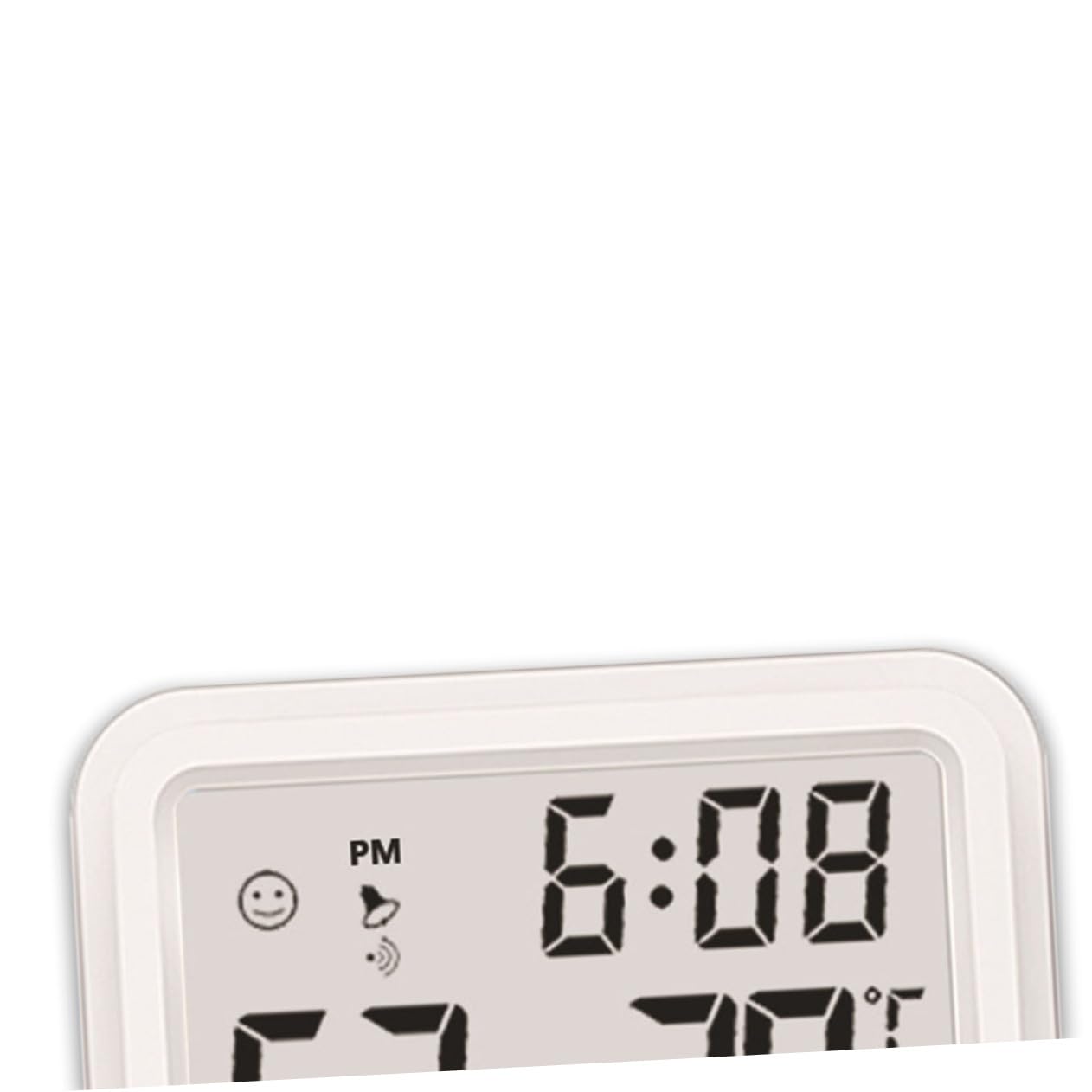 Sosoport 2 Stücke Indoor Mini Temperatur Monitor Und Hygrometer Digital Hygrometer Innen Mit Uhr Für Home Office Baby